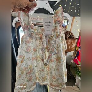 Cupcakes & Cashmere Kids Pastel Floral Dress